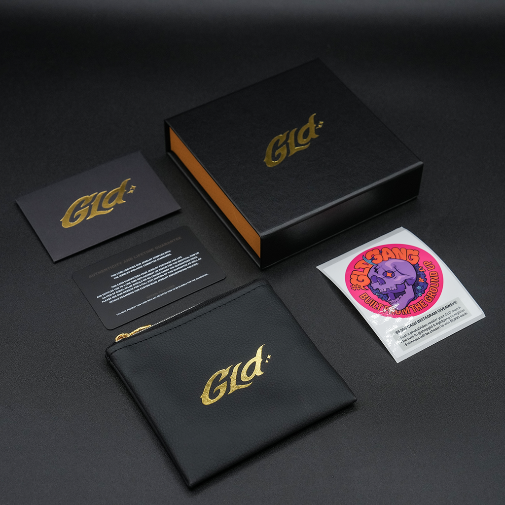 GLD X Bryce Underwood QB1 Pendant in Yellow Gold