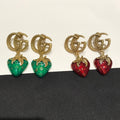 Gucci GG Strawberry Earrings
